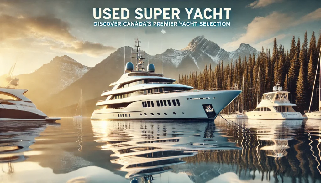 Used Super Yacht for Sale Discover Canada’s Premier Yacht Selection